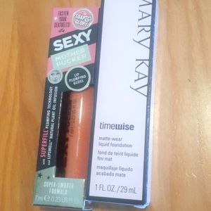 Sexy Mother Pucker Lip Plumping Gloss Mary Kay Bronze Foundation Bundle